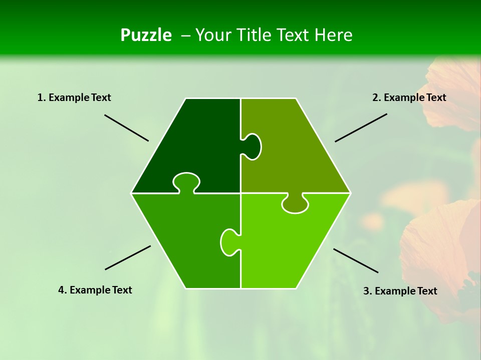 Florale Arri Saison PowerPoint Template