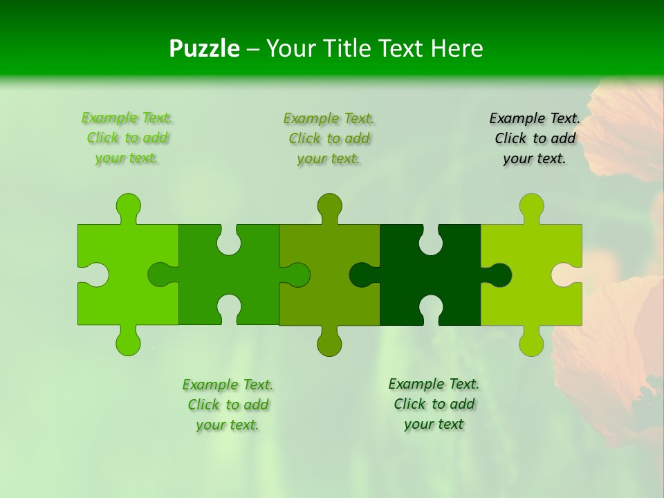 Florale Arri Saison PowerPoint Template