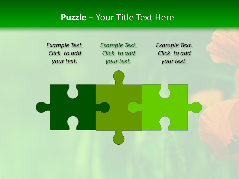 Florale Arri Saison PowerPoint Template