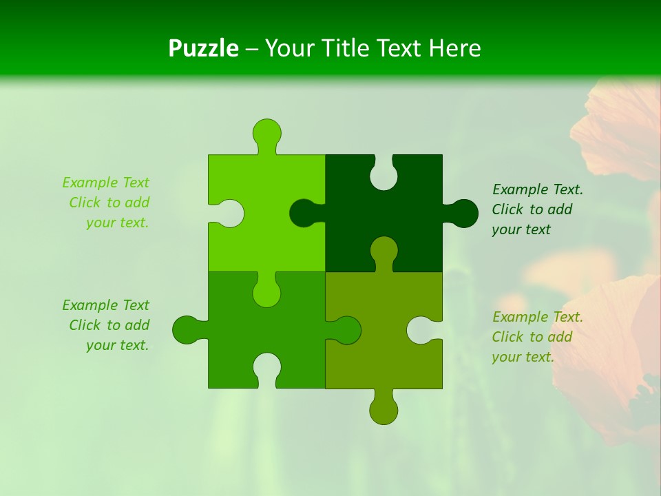 Florale Arri Saison PowerPoint Template