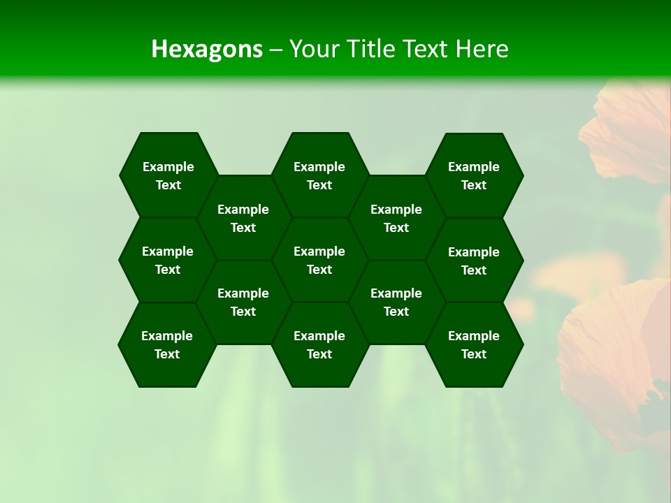 Florale Arri Saison PowerPoint Template