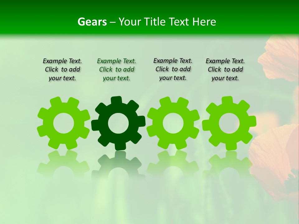 Florale Arri Saison PowerPoint Template