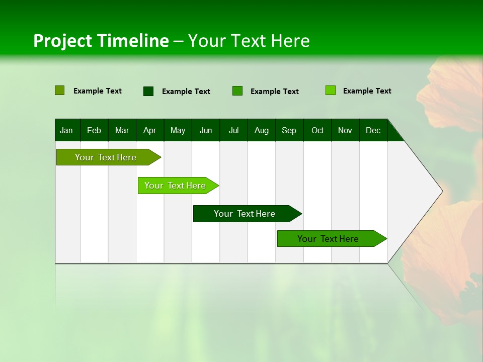 Florale Arri Saison PowerPoint Template