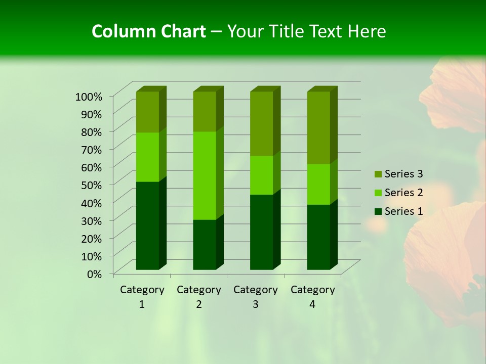 Florale Arri Saison PowerPoint Template