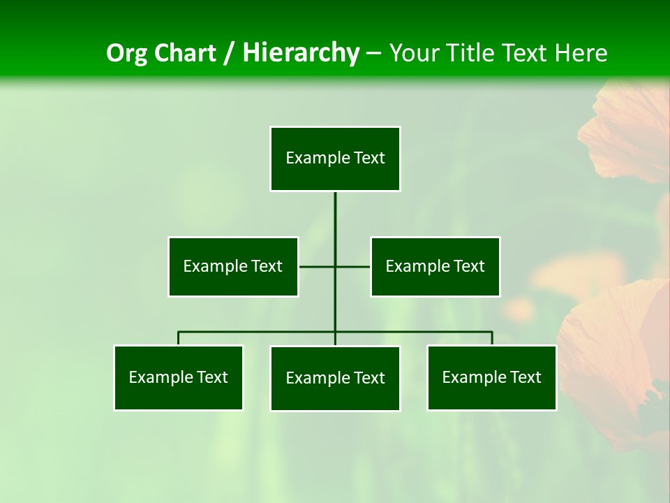 Florale Arri Saison PowerPoint Template