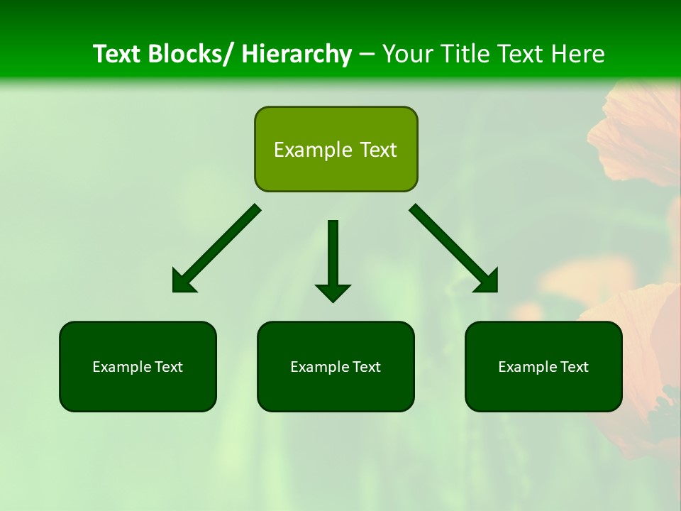 Florale Arri Saison PowerPoint Template