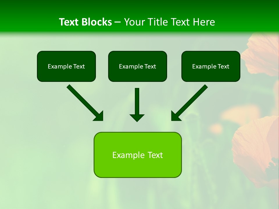Florale Arri Saison PowerPoint Template