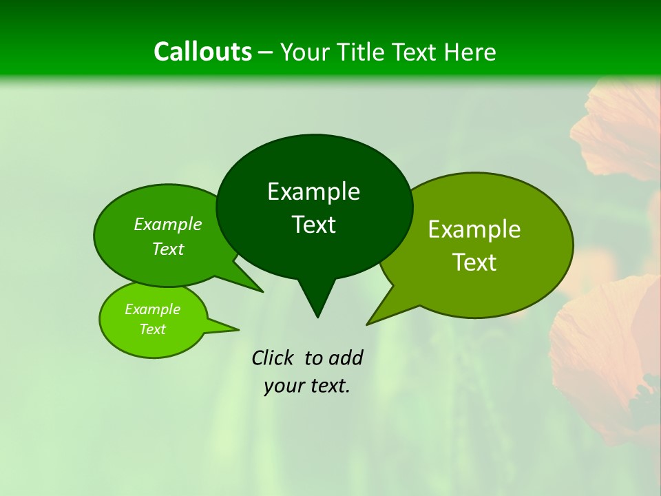 Florale Arri Saison PowerPoint Template