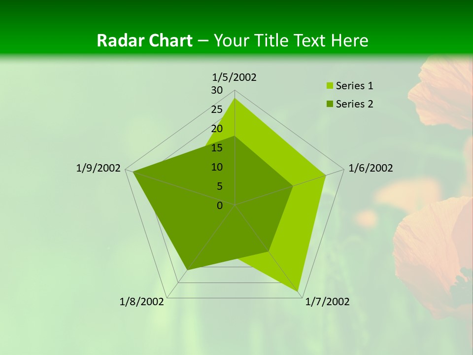 Florale Arri Saison PowerPoint Template