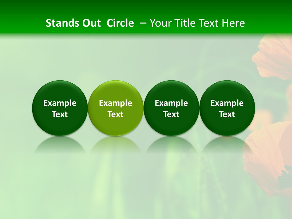 Florale Arri Saison PowerPoint Template