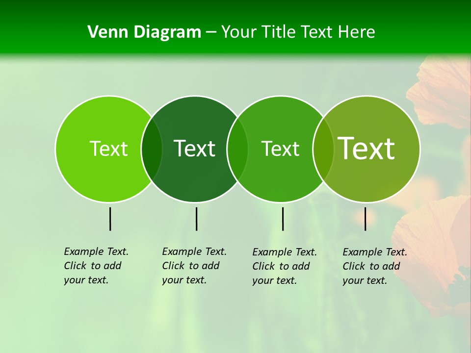 Florale Arri Saison PowerPoint Template