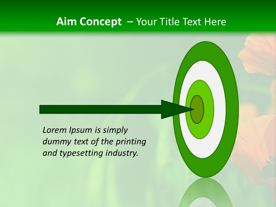 Florale Arri Saison PowerPoint Template