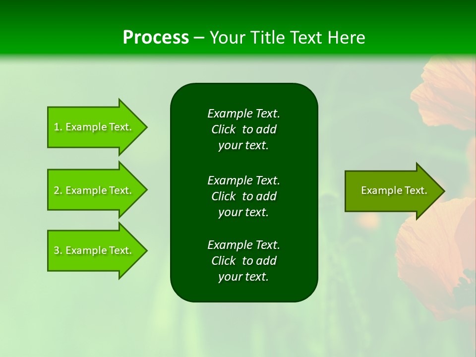 Florale Arri Saison PowerPoint Template