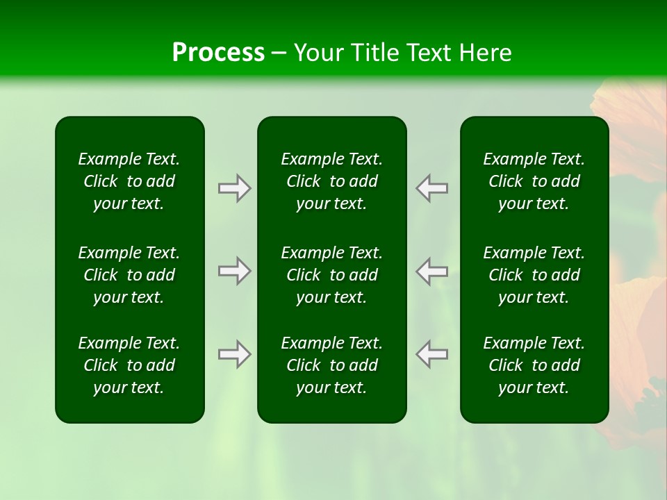 Florale Arri Saison PowerPoint Template
