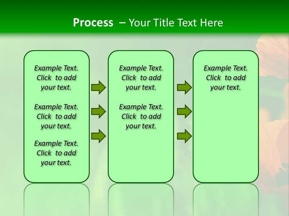 Florale Arri Saison PowerPoint Template