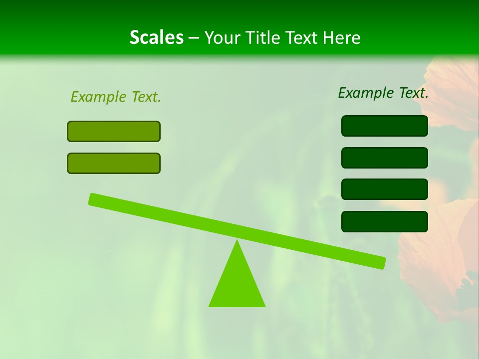 Florale Arri Saison PowerPoint Template