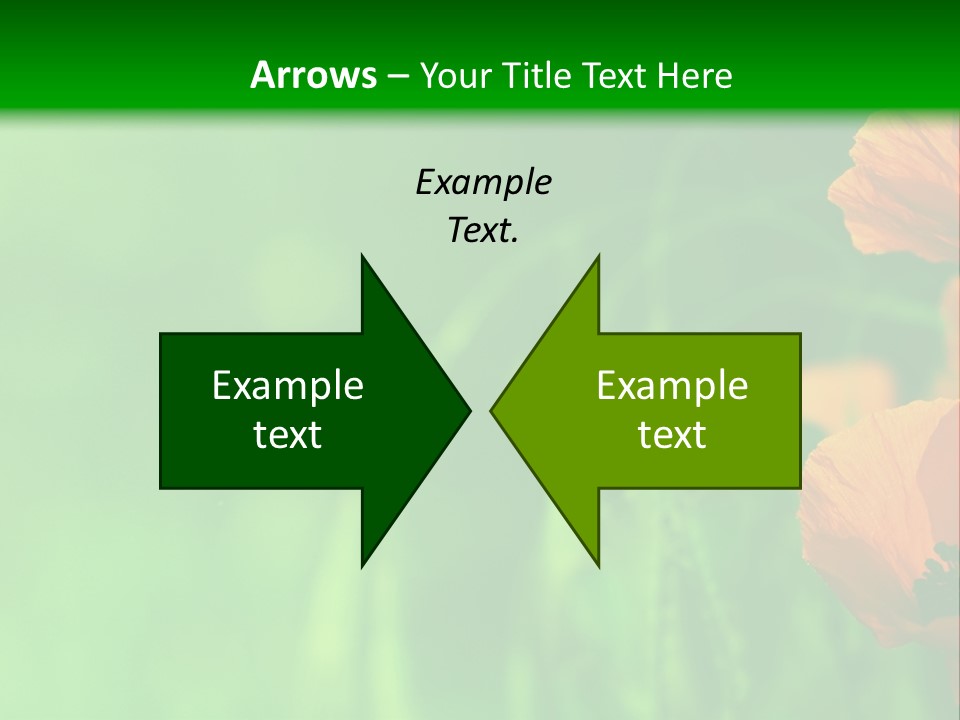 Florale Arri Saison PowerPoint Template