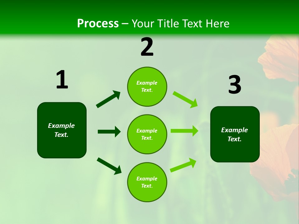 Florale Arri Saison PowerPoint Template