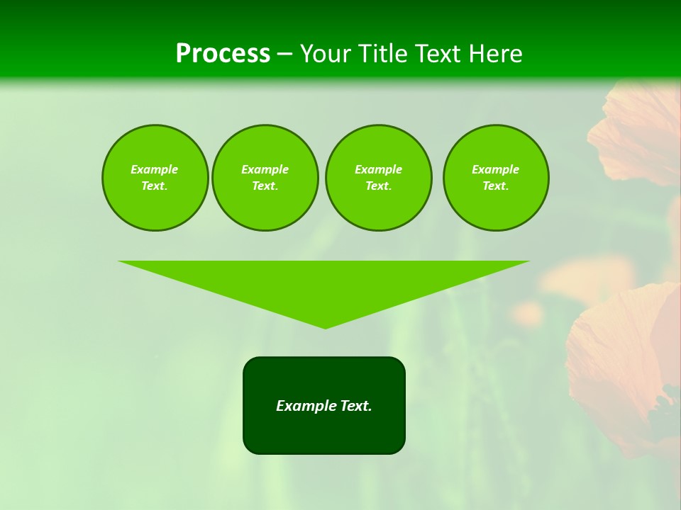 Florale Arri Saison PowerPoint Template