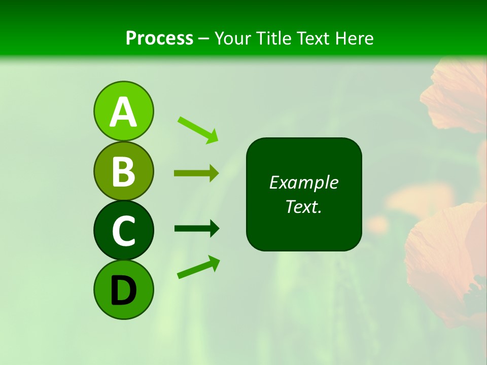 Florale Arri Saison PowerPoint Template