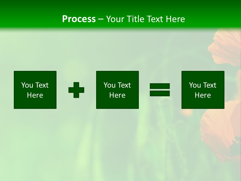 Florale Arri Saison PowerPoint Template