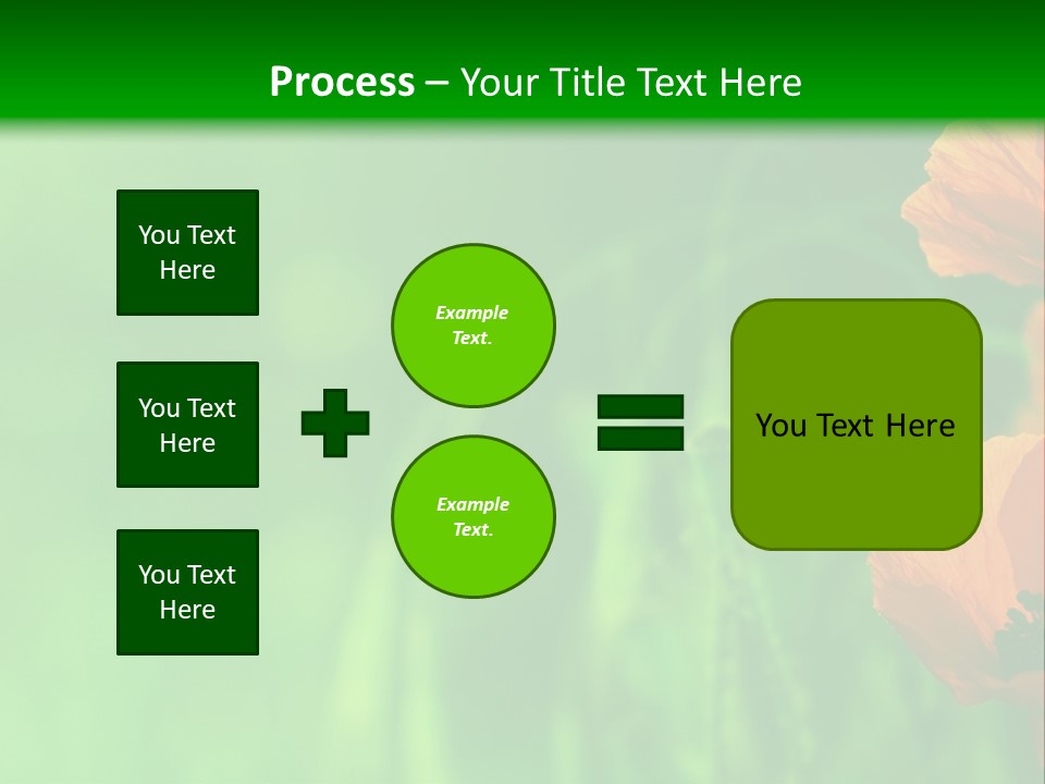 Florale Arri Saison PowerPoint Template