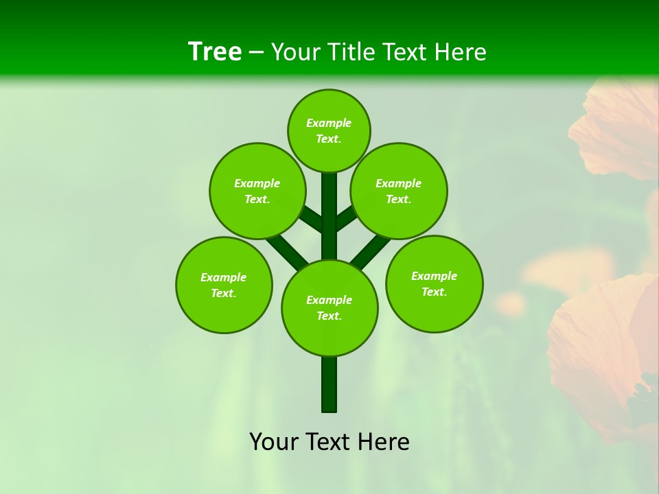 Florale Arri Saison PowerPoint Template