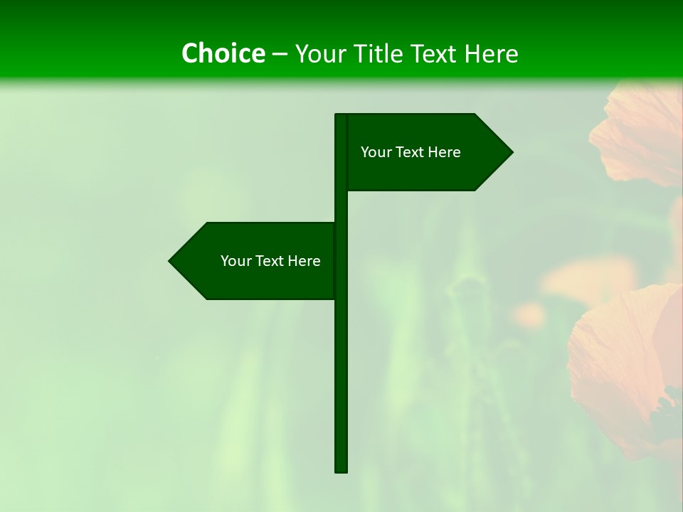 Florale Arri Saison PowerPoint Template