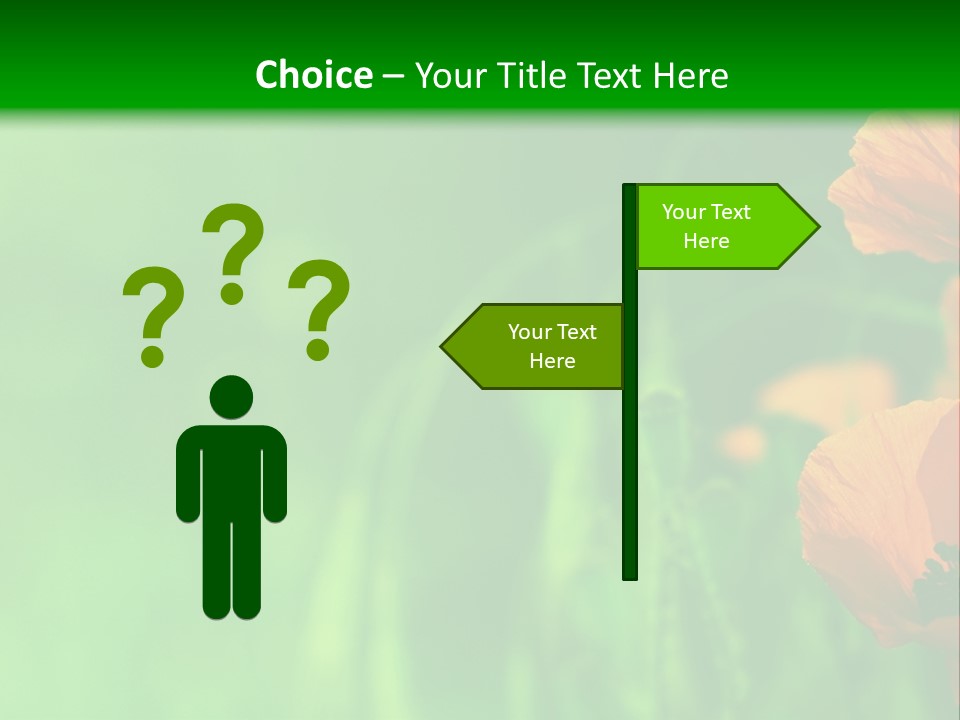 Florale Arri Saison PowerPoint Template