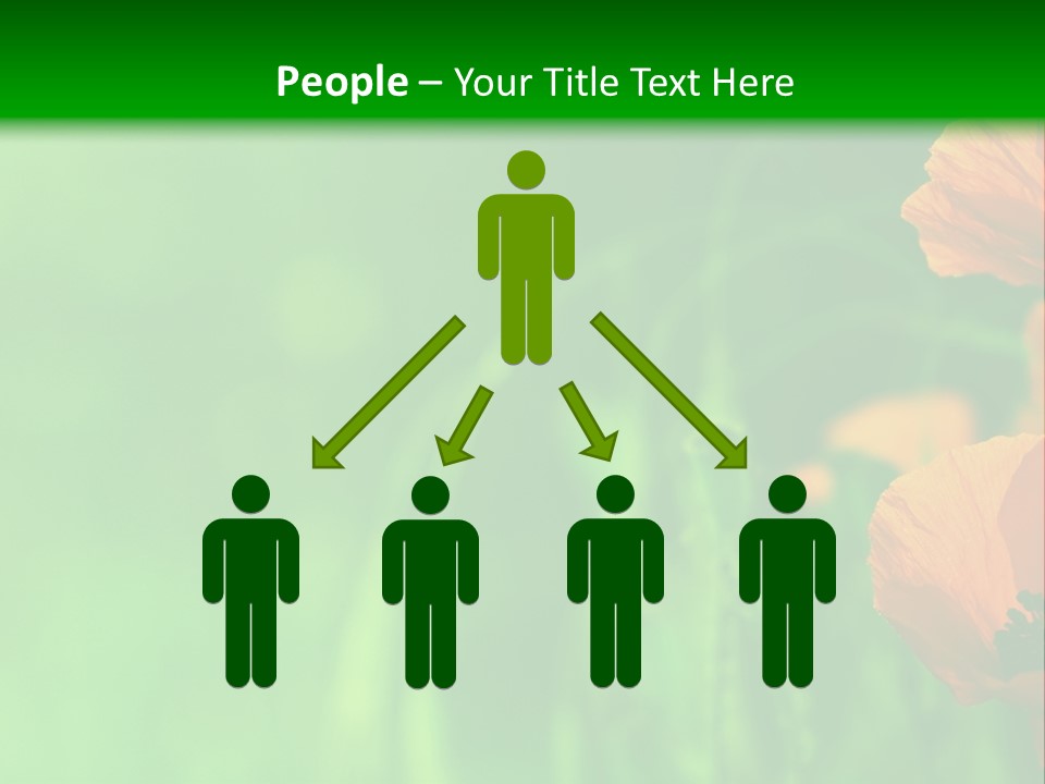 Florale Arri Saison PowerPoint Template