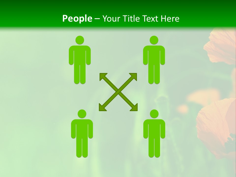 Florale Arri Saison PowerPoint Template