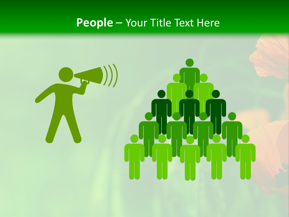 Florale Arri Saison PowerPoint Template