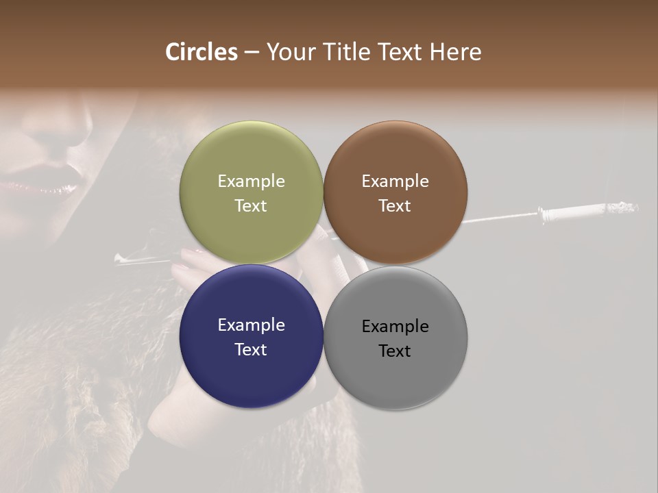 Lady Black Old PowerPoint Template