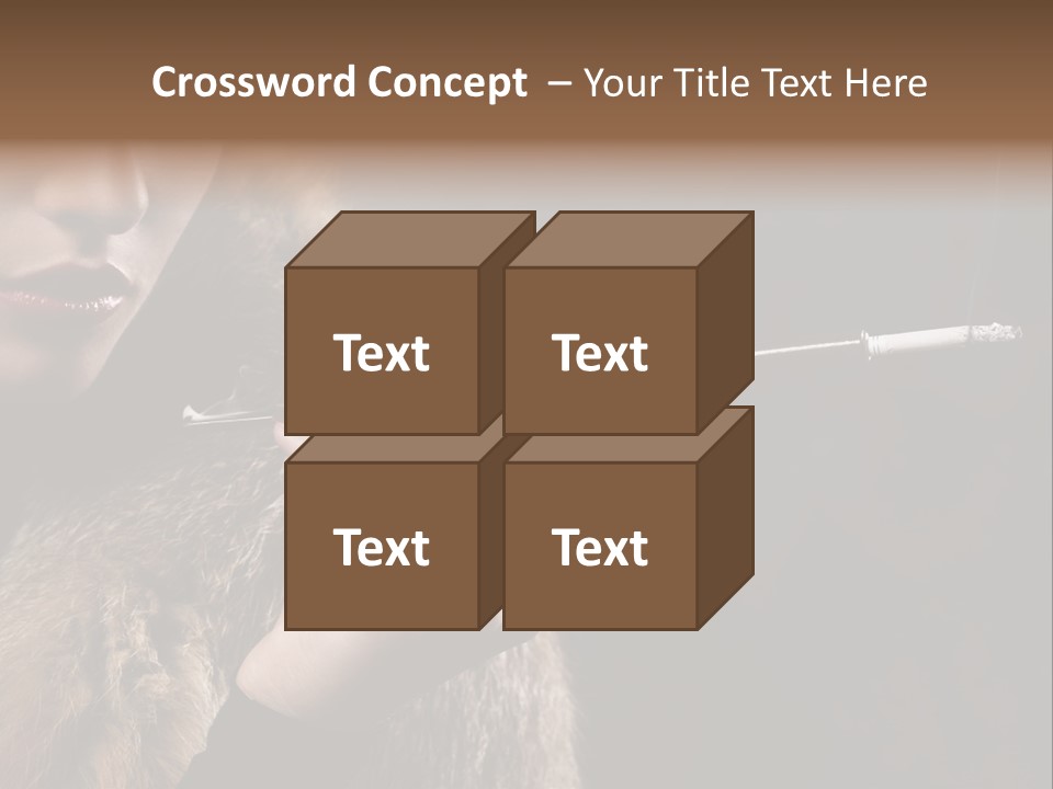 Lady Black Old PowerPoint Template