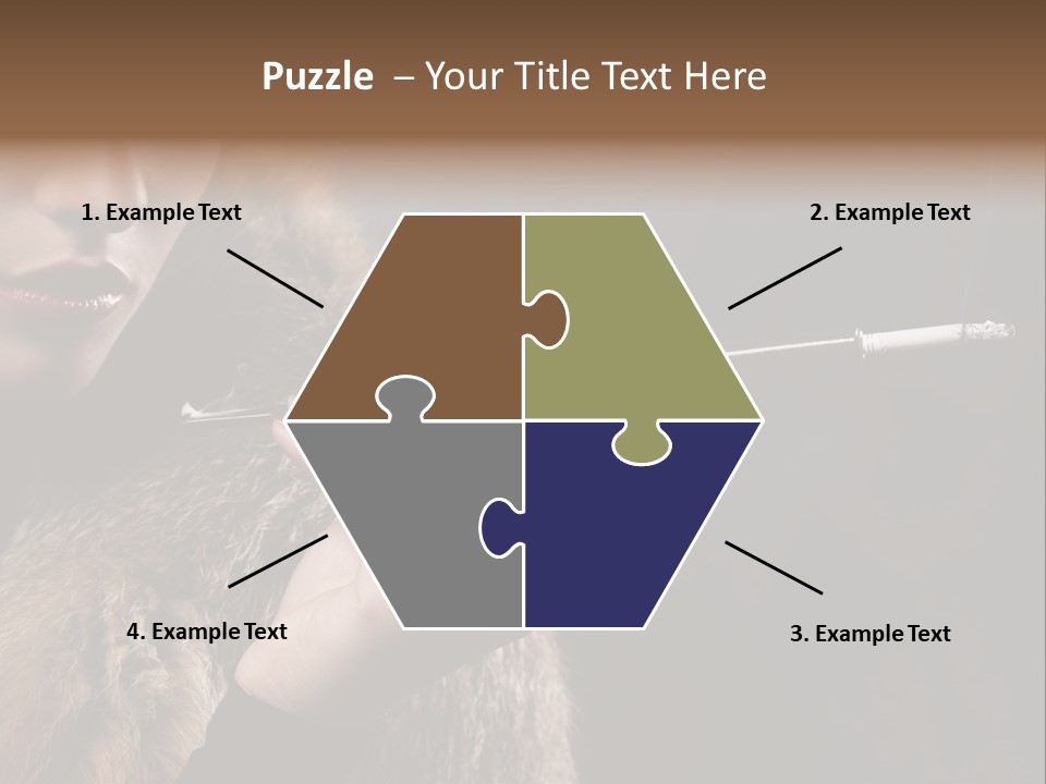 Lady Black Old PowerPoint Template