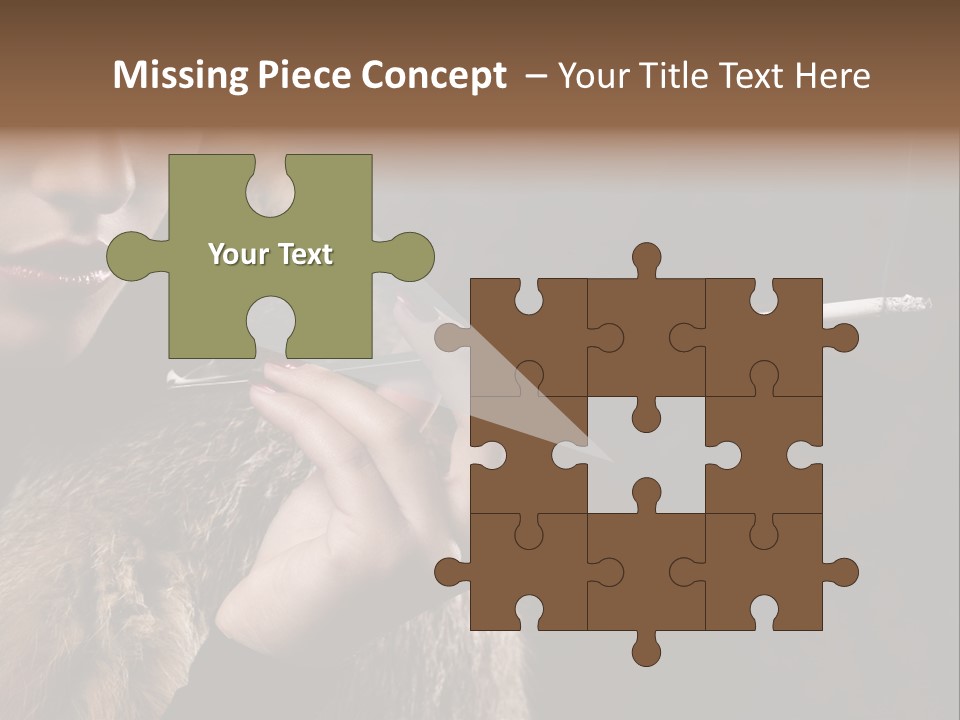 Lady Black Old PowerPoint Template