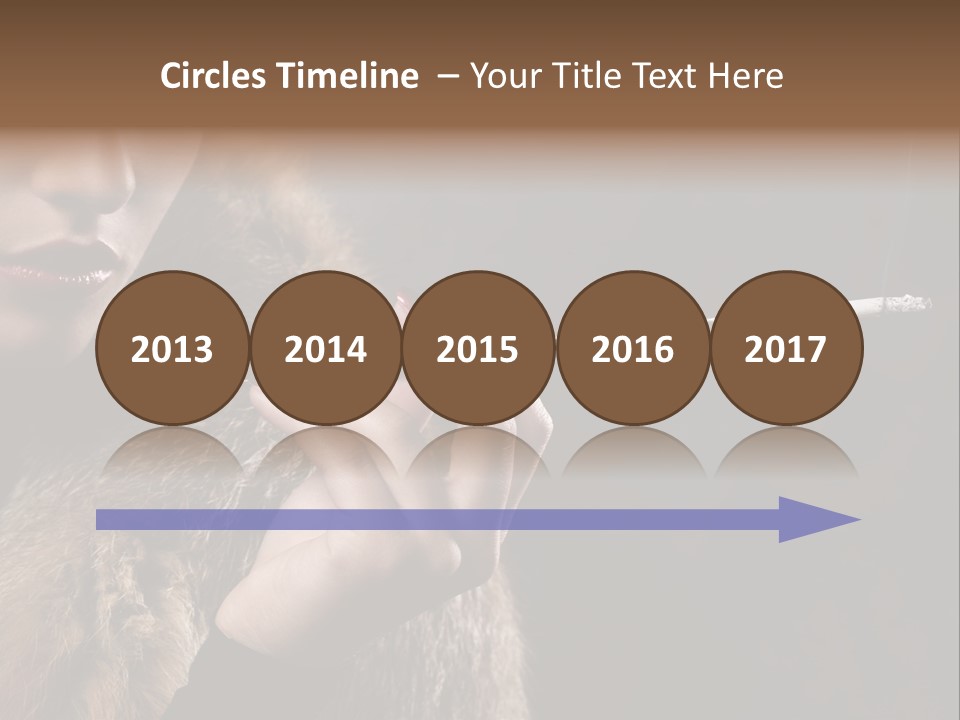 Lady Black Old PowerPoint Template