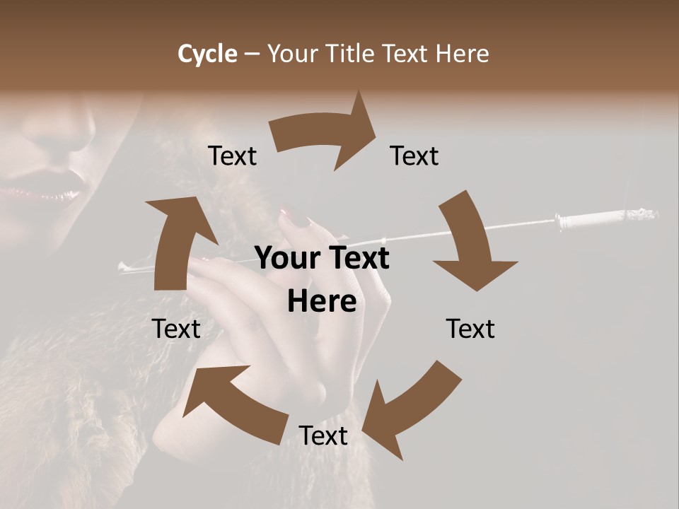 Lady Black Old PowerPoint Template