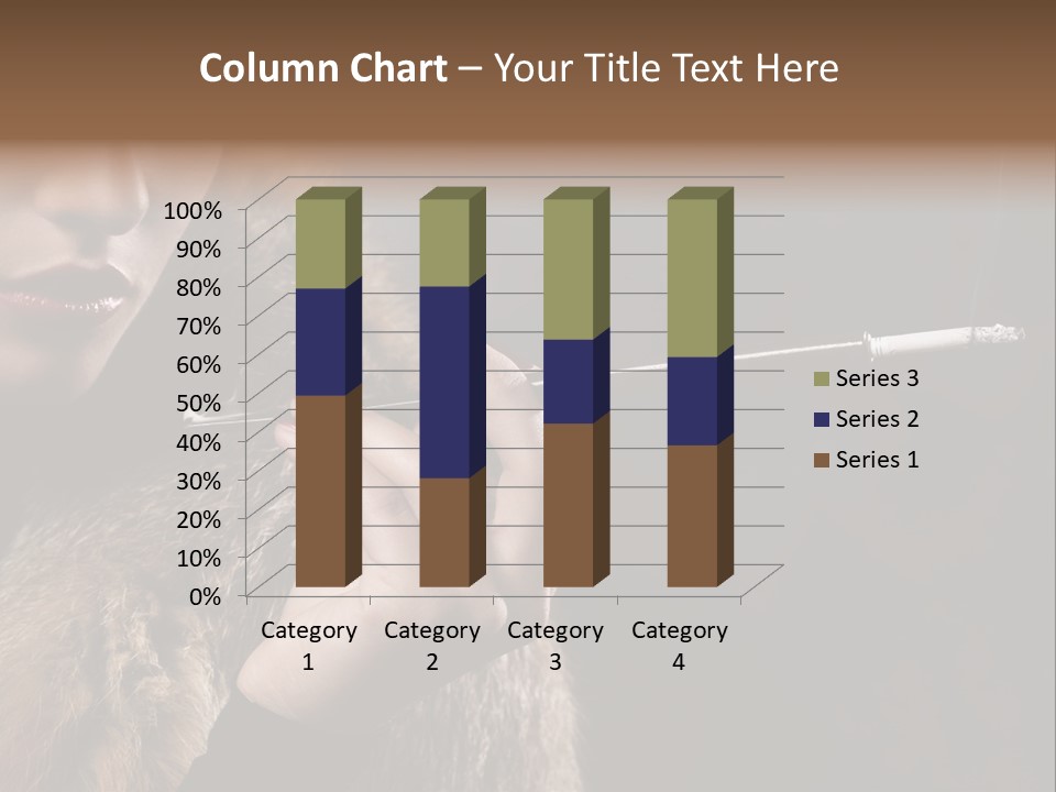 Lady Black Old PowerPoint Template