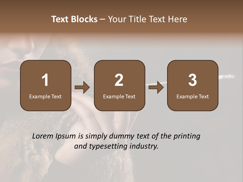 Lady Black Old PowerPoint Template