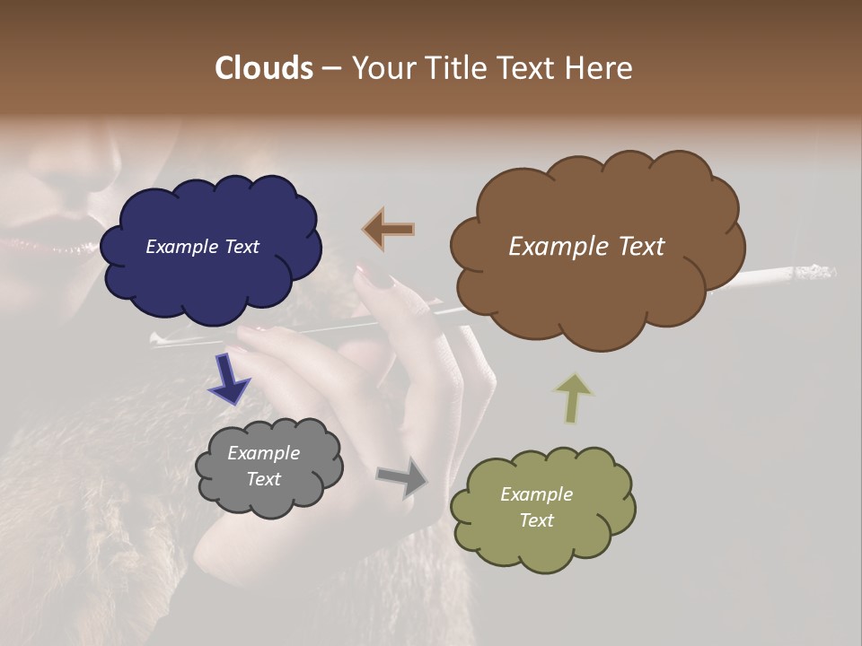 Lady Black Old PowerPoint Template