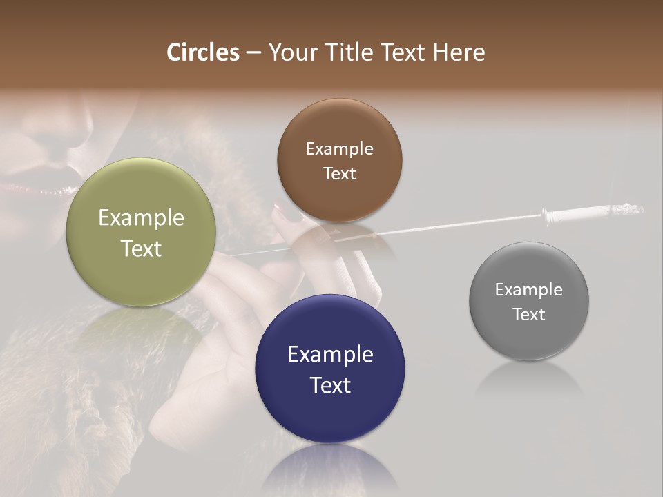 Lady Black Old PowerPoint Template