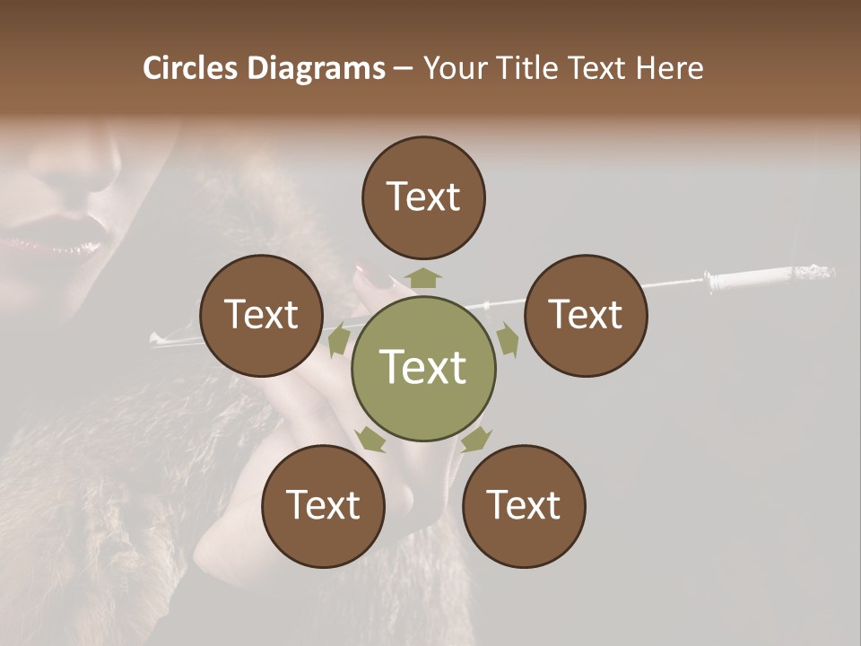 Lady Black Old PowerPoint Template