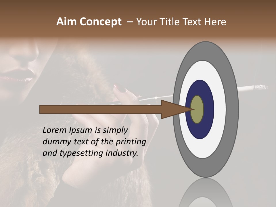 Lady Black Old PowerPoint Template