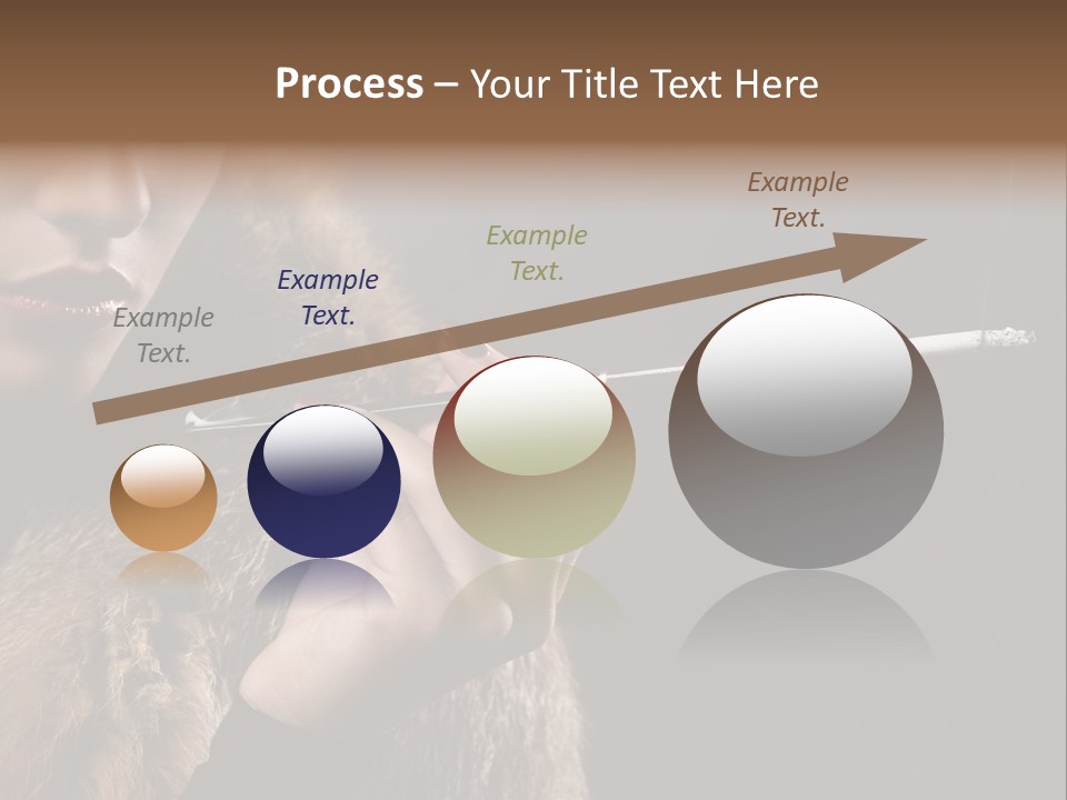 Lady Black Old PowerPoint Template