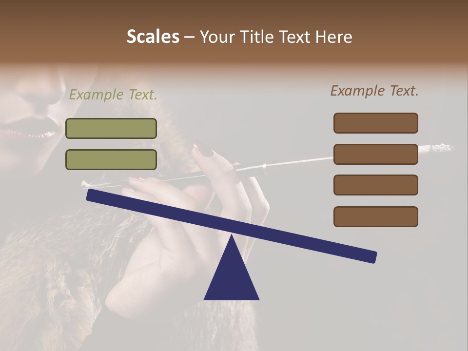 Lady Black Old PowerPoint Template