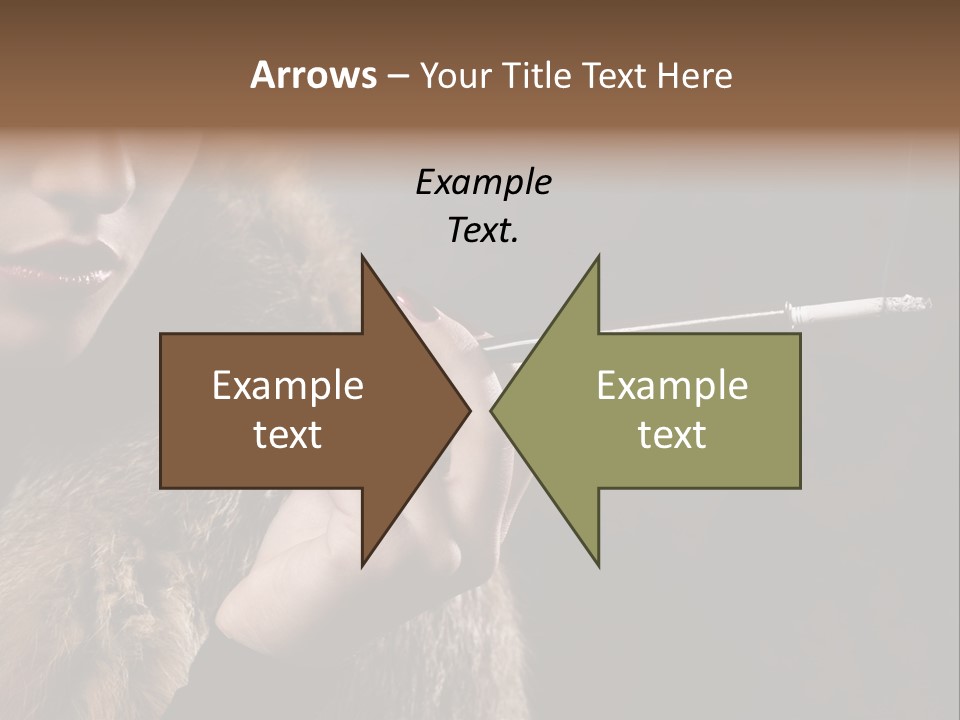 Lady Black Old PowerPoint Template