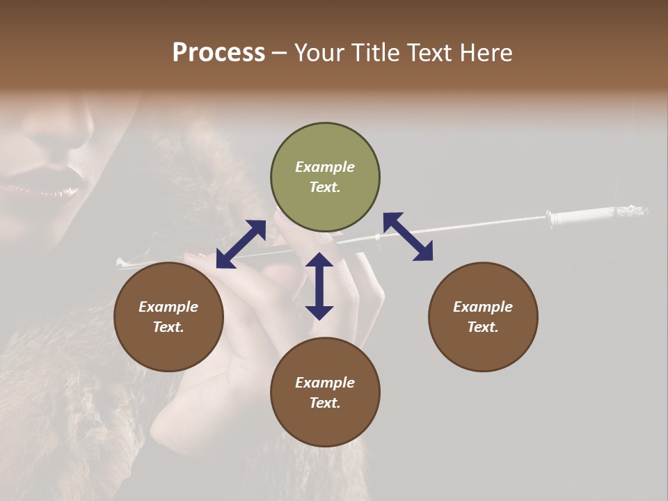 Lady Black Old PowerPoint Template