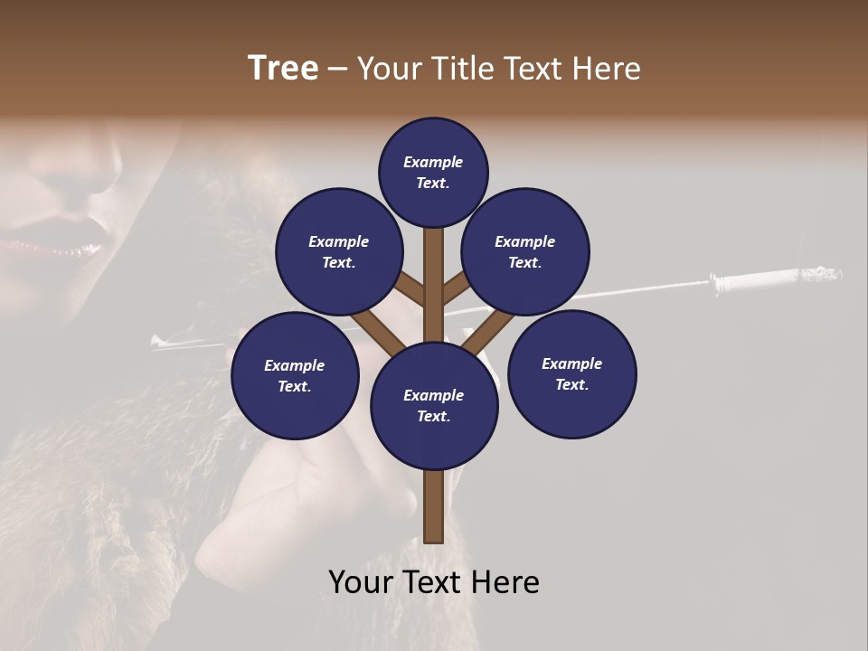 Lady Black Old PowerPoint Template