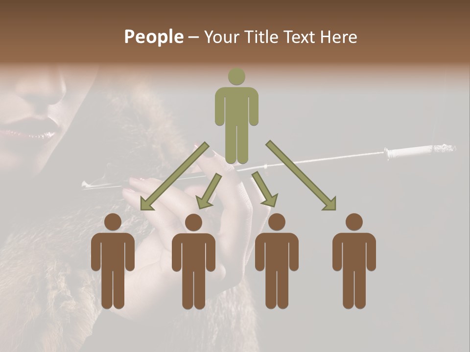 Lady Black Old PowerPoint Template